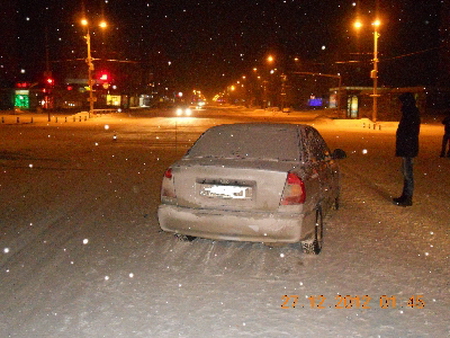 Сводка ДТП на дорогах Республики Коми 27 декабря 2012 года