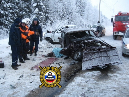 Сводка ДТП на дорогах Республики Коми 9 января 2013 года