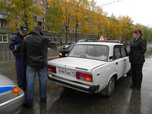 Сыктывкар Учебная машина попала в ДТП Сыктывкар Учебная машина попала в ДТП