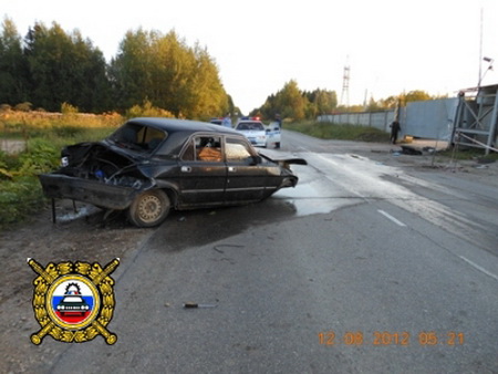 Сводка ГИБДД на дорогах Коми за 12 августа 2012 года