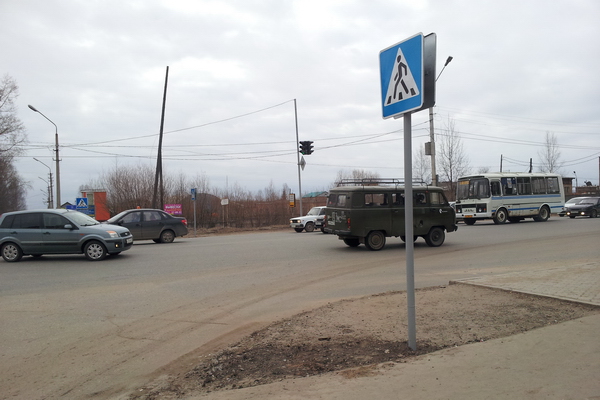 В Сыктывкаре на перекрестке, где сбили девочку, установили знак