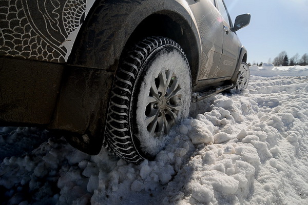 На Зимней Ыбице тестировали внедорожники Mitsubishi