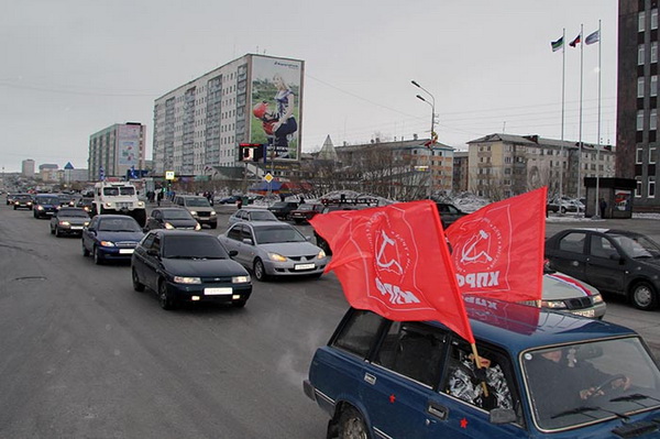Воркутинцы приняли участие в автопробеге ко Дню Победы Воркутинцы приняли участие в автопробеге ко Дню Победы