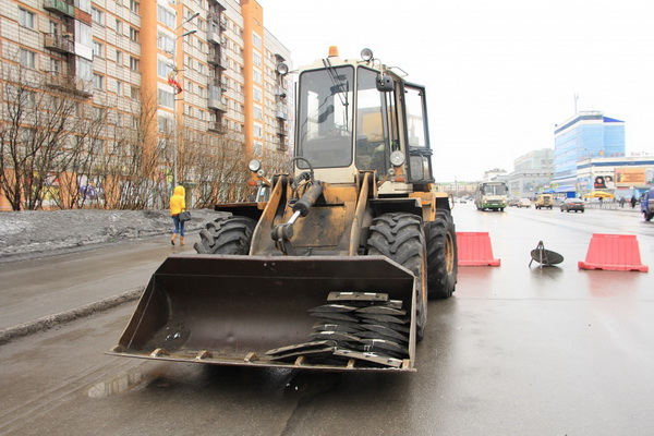 В Воркуте начались работы по обустройству искусственных неровностей